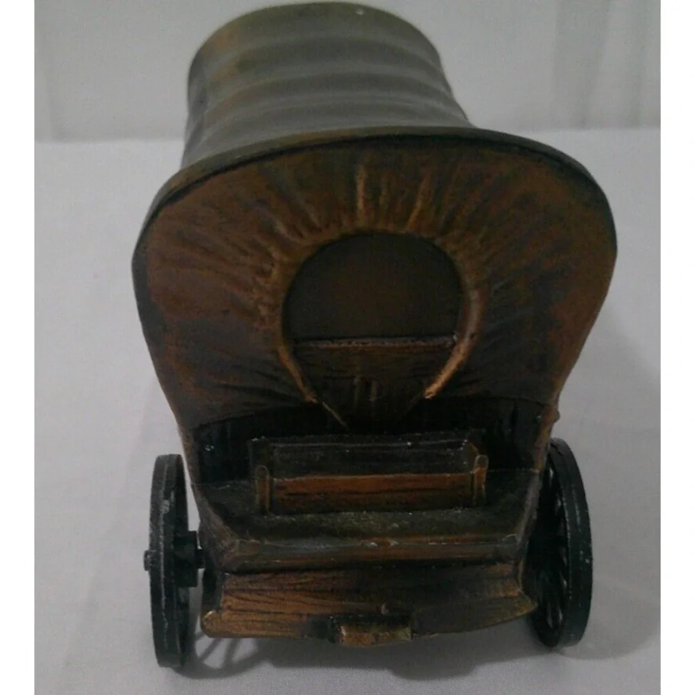 Vintage Merchants Bank Covered Wagon Coin Bank Banthrico Inc. USA